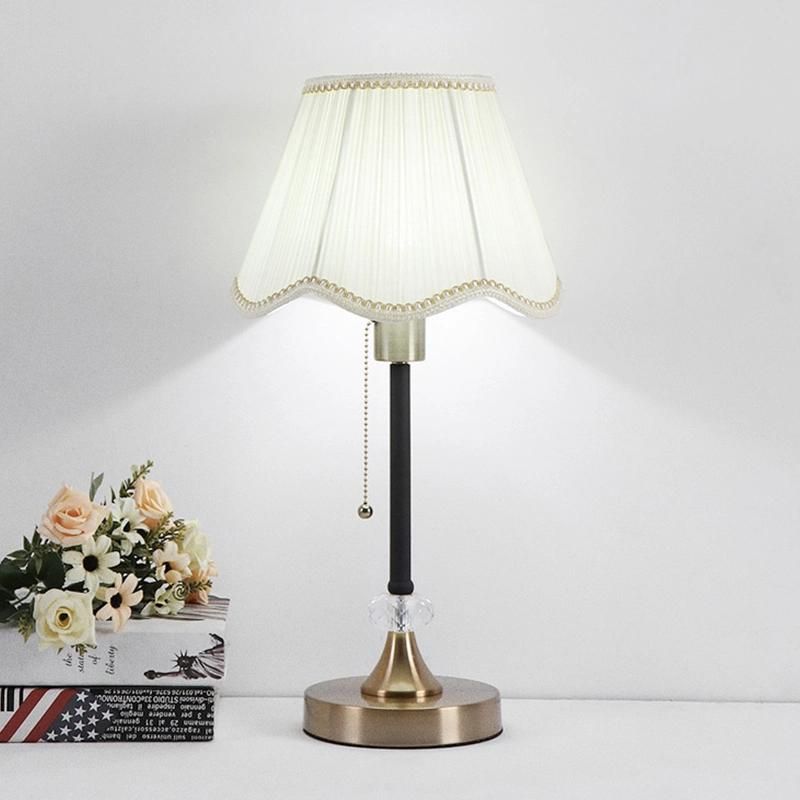 Vintage Rural Style White Shade Table Lamp Reading Dining Lamp