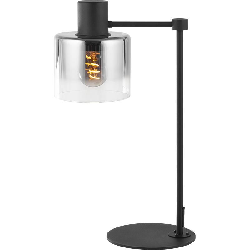 Nortic Modren Simple LED Gradient Smoke Glass Desklight Decoration Creative Bedside Reading Study Table Lamp