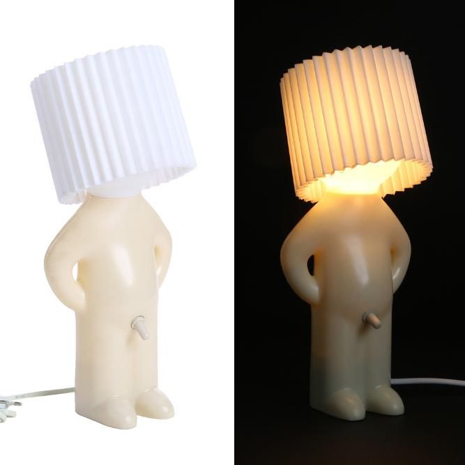 New Shy Man Small Table Lamp Desktop Light LED Night Lights