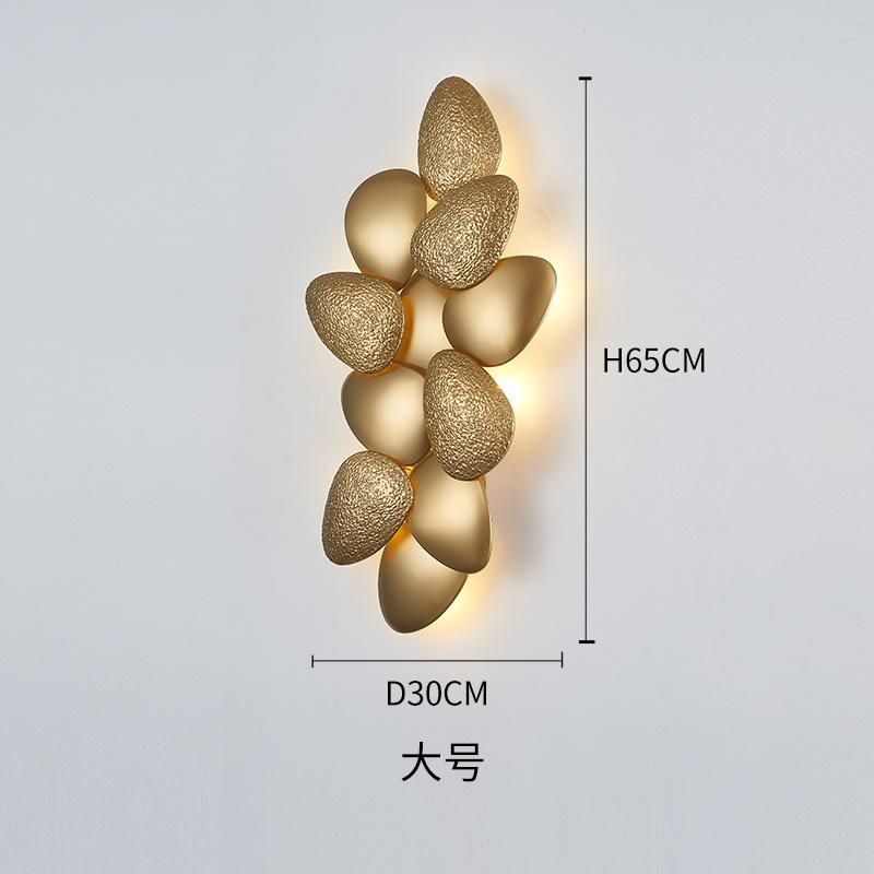 Creative Wall Lamp Designer Postmodern Background Bedroom Bedside Luxury Wall Light (WH-OR-76)
