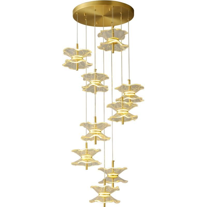 Hotel Lobby Chandeliers Restaurant All Copper Chandeliers Bedroom Pendant Lamp