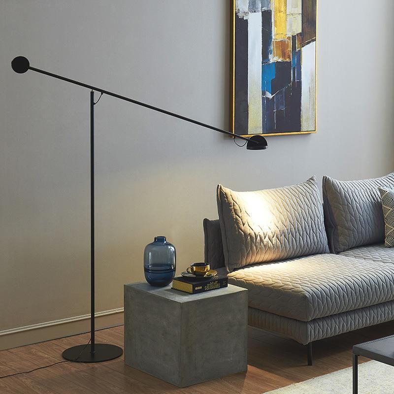 Nordic Creative 5W LED Floor Light Black with Long Arm up Down LED Floor Lamp (WH-MFL-153)