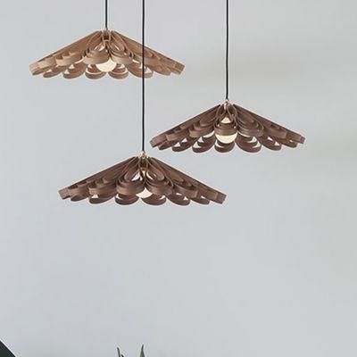 Vintage Floral Wooden Chandelier Dining Room Restaurant Kitchen Pendant Lamp