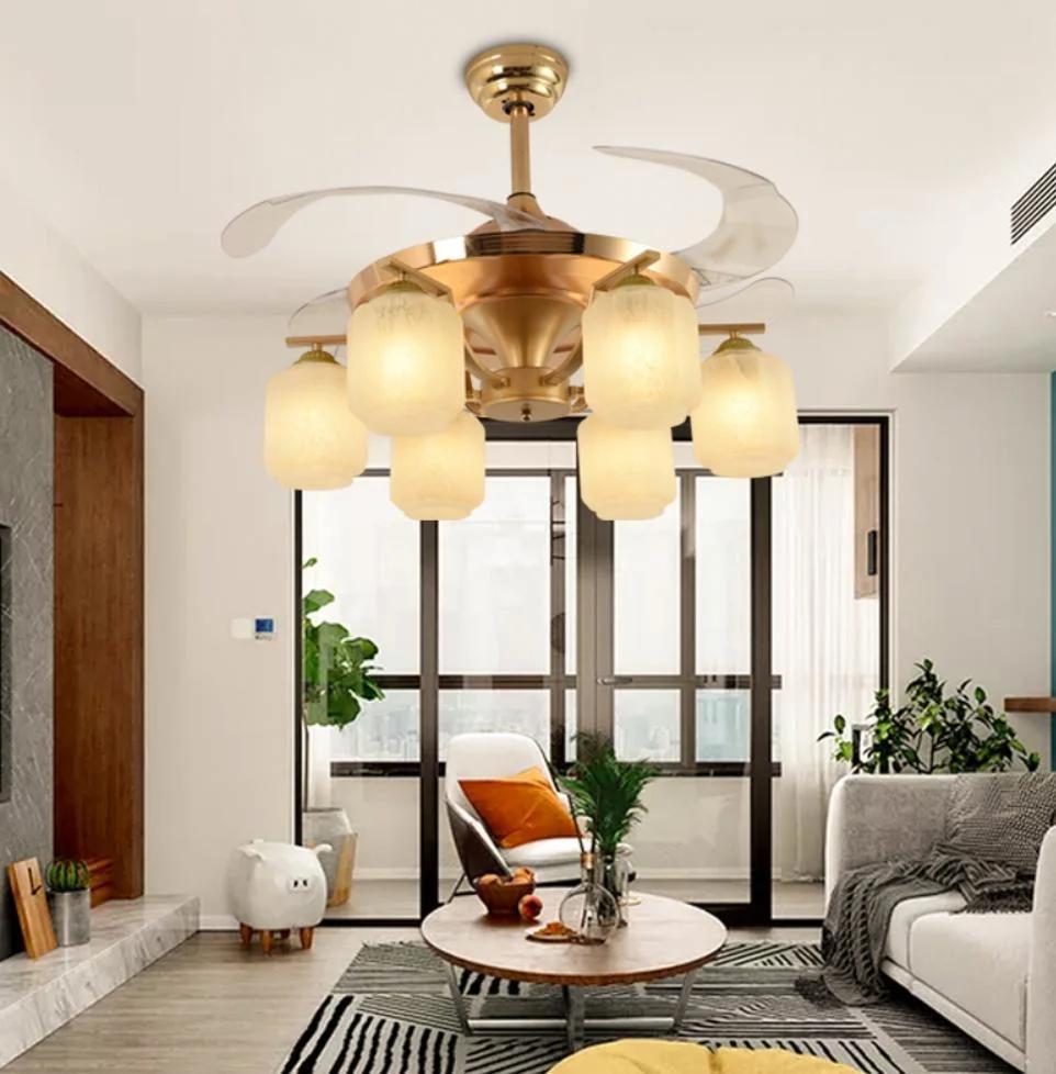 Modern Decoration LED Pendant Light Fan Ceiling Lamp for Livingroom Bedroom