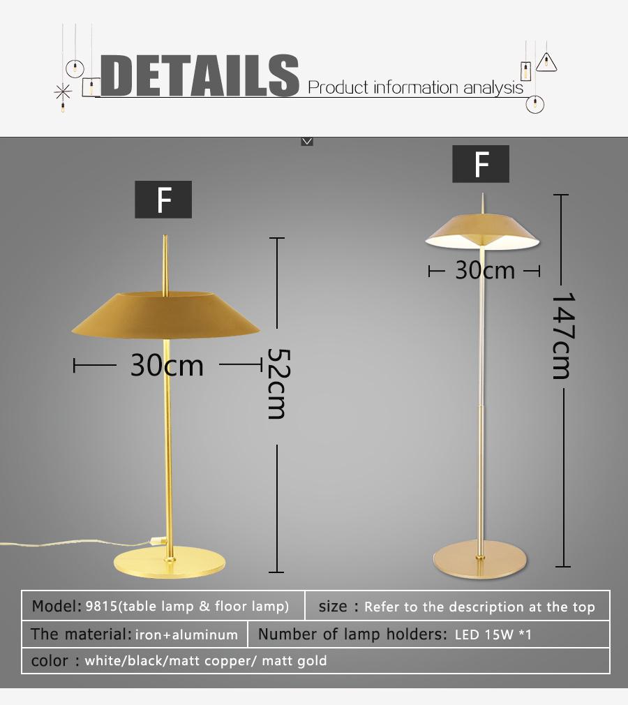 Hot Sale Lighting Modern Aluminum LED Floor Lamps for Home Decoration
