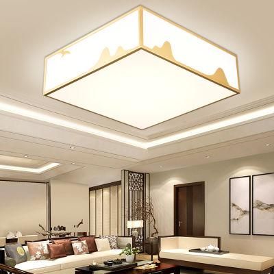 2020 Simple Design White LED Living Room Ceiling Lamp Bedroom Lighting Acrylic Panel Ceiling Light