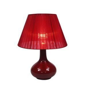 Red Color Ceramic Touch 3W LED Wedding Lamp