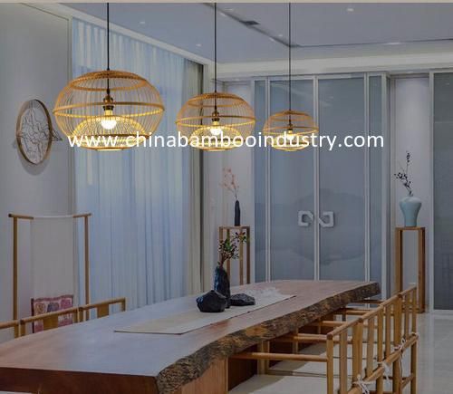 Natural Chandelier, Traditional Bamboo Pendant Lamp