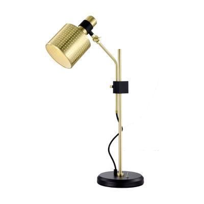Latest Decorative Modern Hotel Desk Table Lamp, Also Fit for Living Room, Bedroom, in Bronze