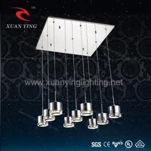 Pretty Aluminum Shades Crystal Pendant Light with 9 Head (Mv20137-9)