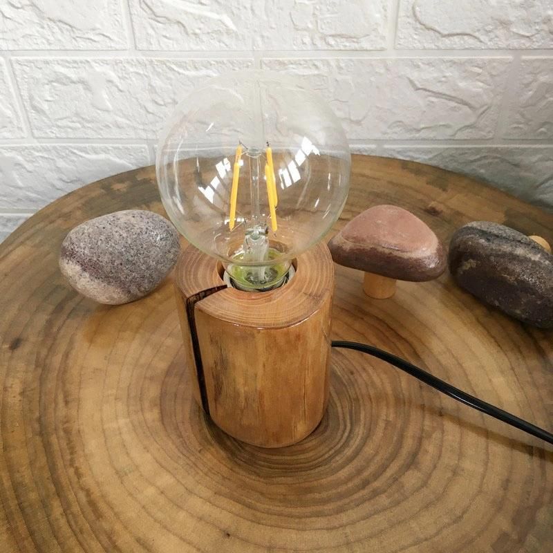Wooden Simple Style Restro Design Table Lamp Desk Lamp Restuarnt Lamp