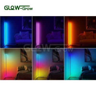 Tuya APP Control LED Corner Floor Light for Bedroom Living Room Decoration