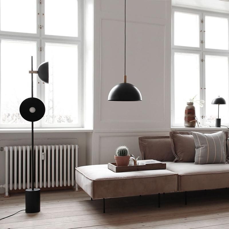 American Simple and Creative Personalized Floor Lamp Nordic Modern Study Living Room Floor Standing Lamp (WH-MFL-60)