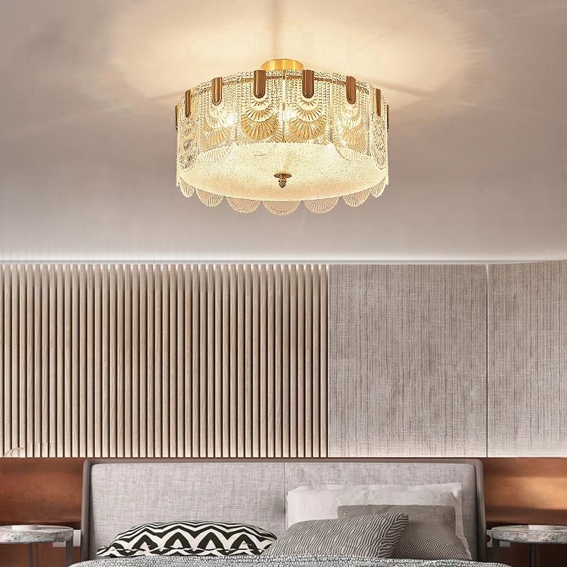 Golden Royal Style Pendant Lamp Chandelier Living Room Lamp Restaurant Lamp