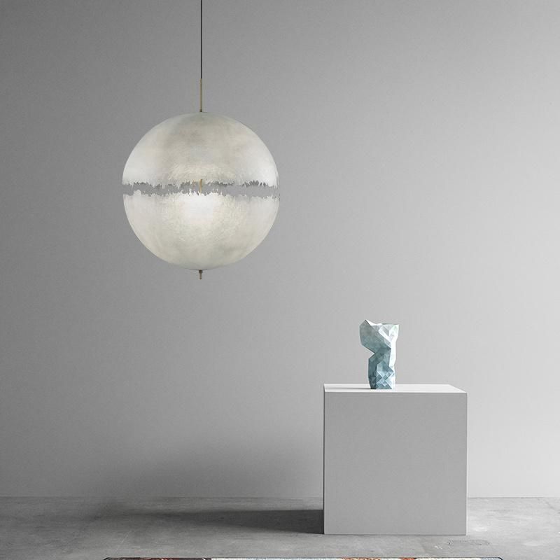 White Moon Design Pure White Pendant Lamp Chandelier Bedroom Lamp Hotel
