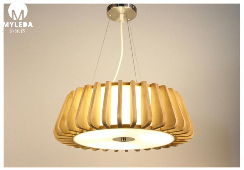 Handmade Bamboo Lampshade Pendant Chandelier Light for Home Restaurant Bar