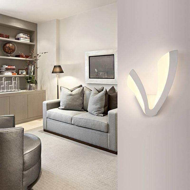 LED Light Modern Wall Lamp Acrylic Sconce 10W AC90-260V Bed Room Light (WH-OR-165)