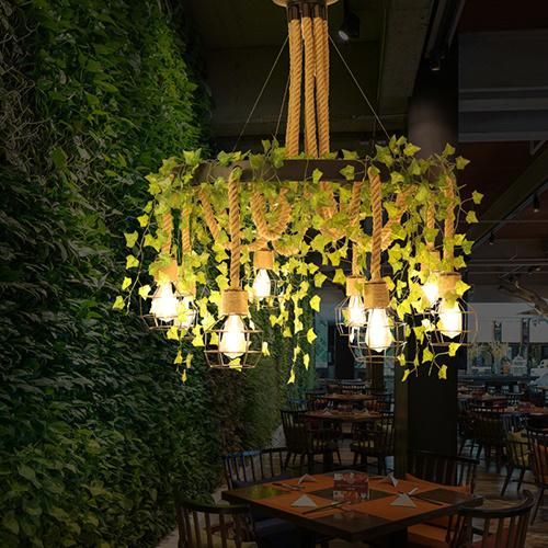 Home Lighting Industrial Hanging Lamp Chandelier for Restaurant Decoration Light