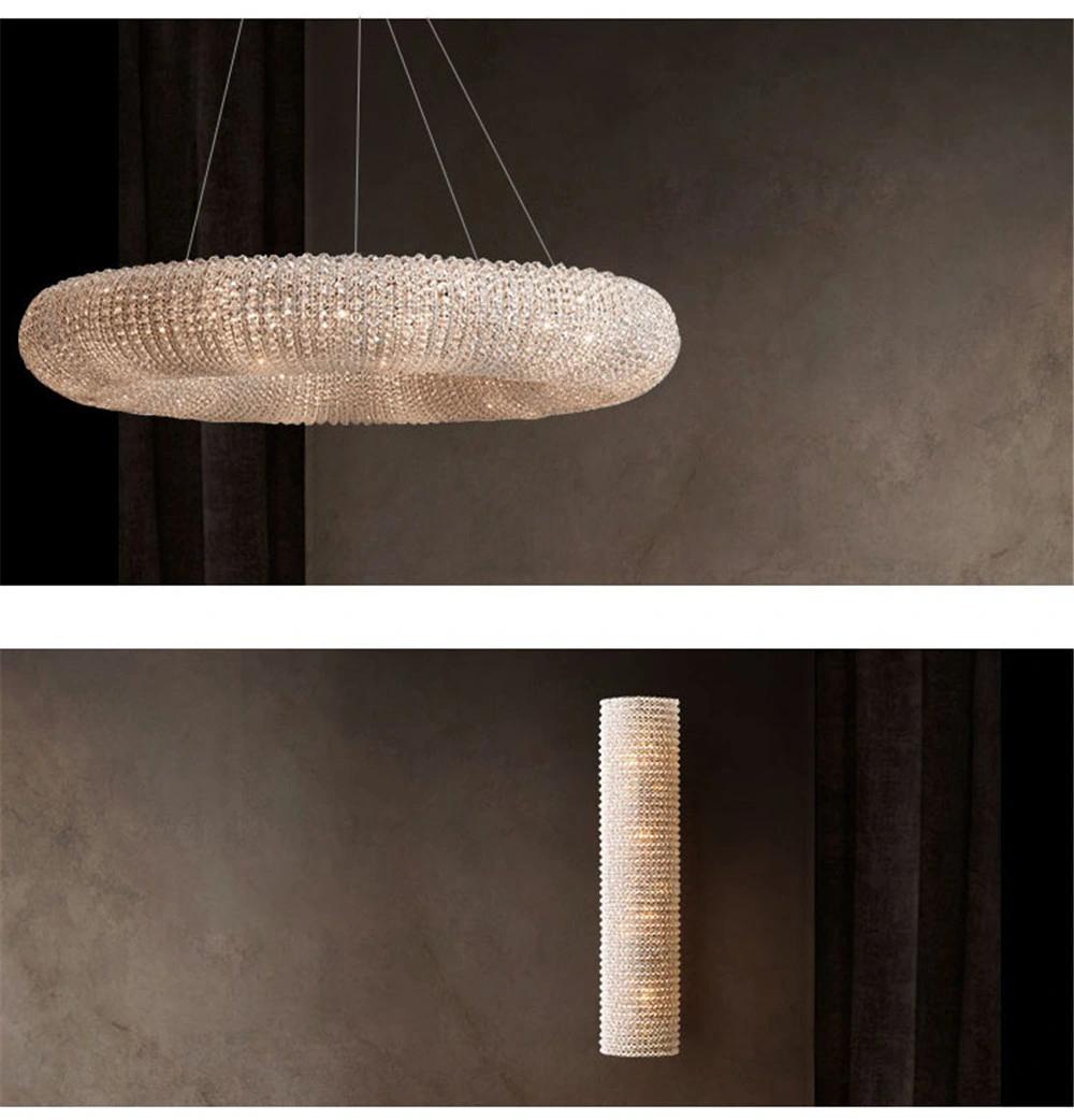 Modern Chandelier Crystal Pendant Lamp