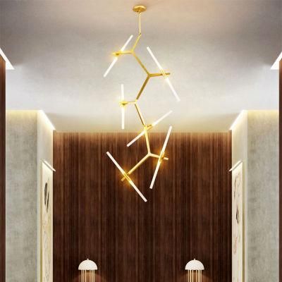 Industrial Style Retro Creative Living Room Firefly Bough Tree Chandelier