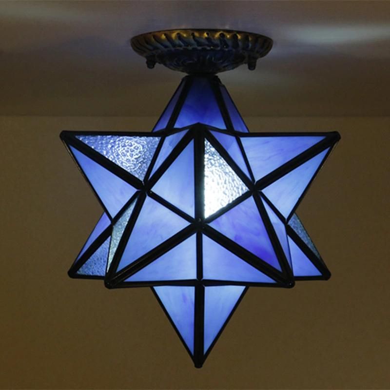 Meyda Tiffany Style Mini Ceiling Lamp Fixtures for Home Lighting (WH-TA-09)