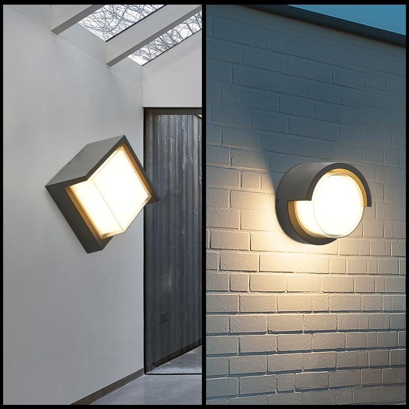 Industrial LED Indoor Outdoor Wall Lights White Black Wall Light Modern Wall Lighting Rainproof