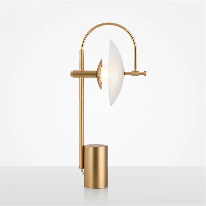 Metal Living Room Desk Lamp Art Decor Desk Glass Bedside Bedroom Designer Table Lamp Simple Iron Desk Light