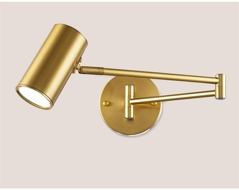 Nordic LED Wall Lamp Modern Iron Lamps for Living Room Bedroom Study Bedside Reading Lamp (WH-OR-56)