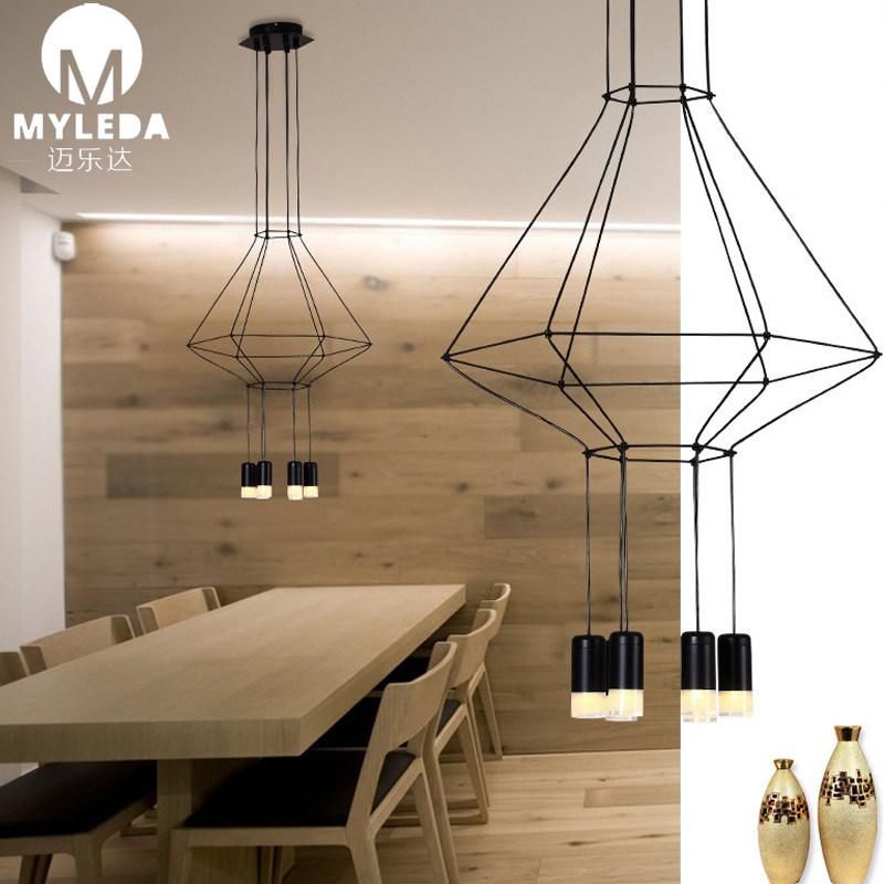 New Modern Metal Luxury Acrylic Hotel Hall Restaurant Chandelier Pendant Light