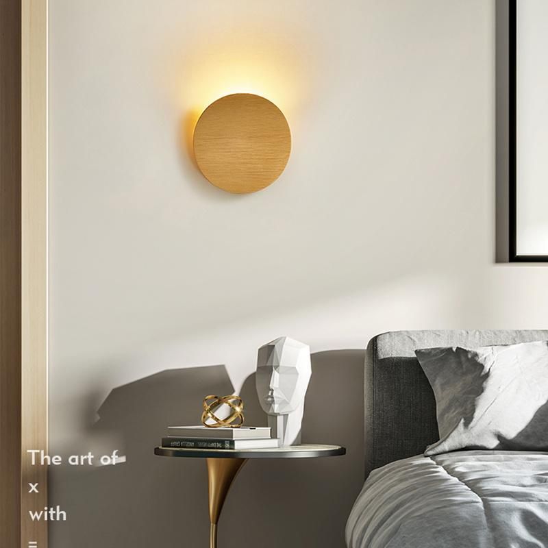 Wall Lamp LED Modern Bedside Nordic Round Living Room Wall Lamp