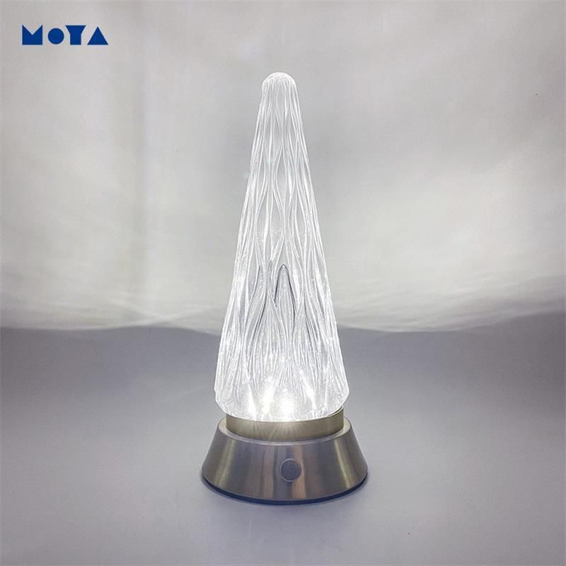 Evergreen Christmas Tree LED Atmosphere Small Night Light Creative Simple USB Charging Life Acrylic LED Table Lamp