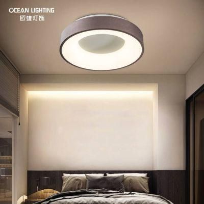 Modern White Coffee LED Round Ceiling Chandelier Light Omx8180045
