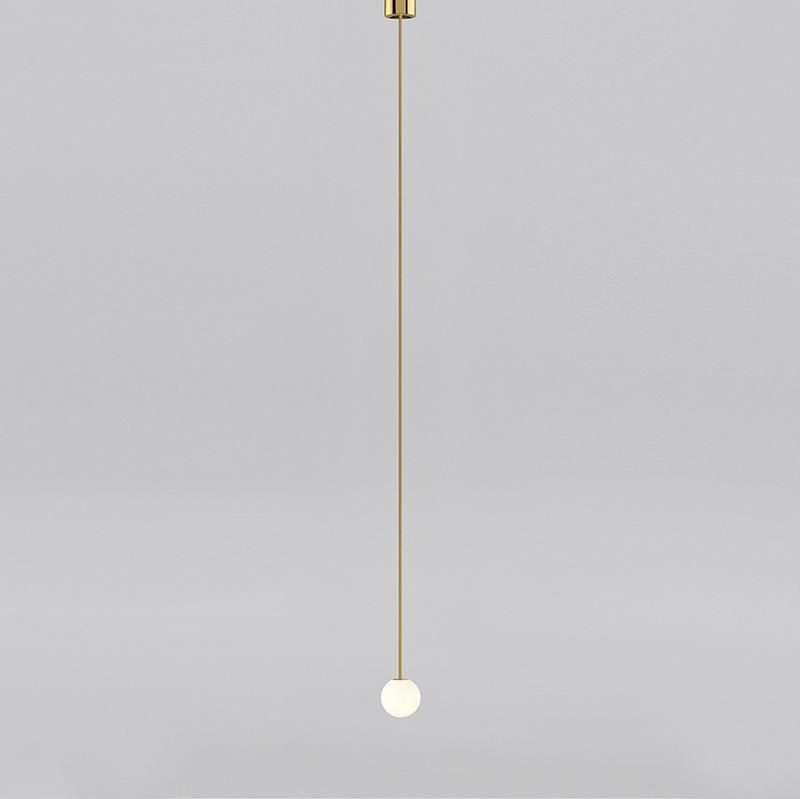 Nordic Glass Pendant Lights Modern for Kitchen Hanging Lamp Decor Brass Architectural Collection Pendant Lamp (WH-AP-261)