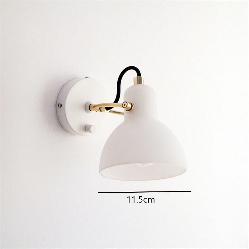 Simple Bedroom Bedside Lamp Modern Simple Nordic Designer Hotel Project Wall Light Creative Rotatable Wall Lamp Outdoor Light