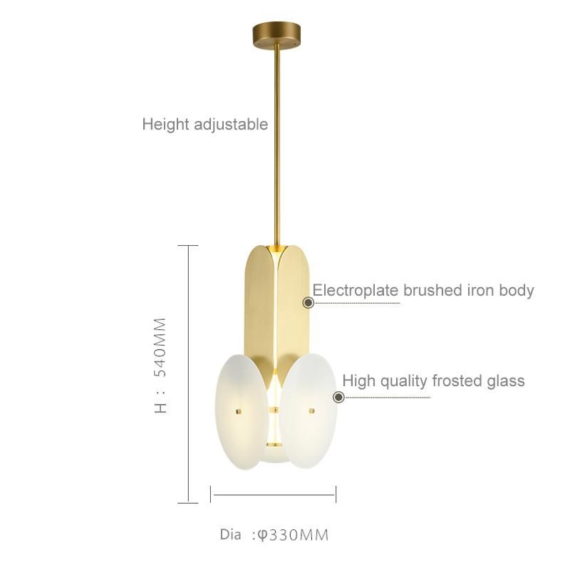 Living Room Chandelier European Light Luxury Modern Minimalist Designer Model Room Glass Bedroom Dining Room Creative Personality Pendant Lamps