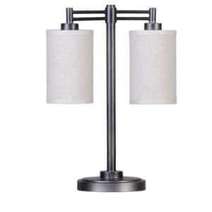 Pottery Bronze Hotel Nightstand Lamp