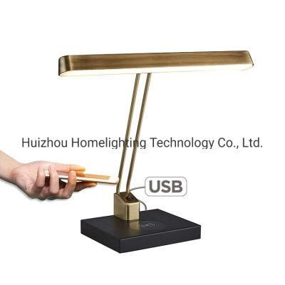 Jlt-9303 Modern Task Lamp with USB Port Wireless Charging