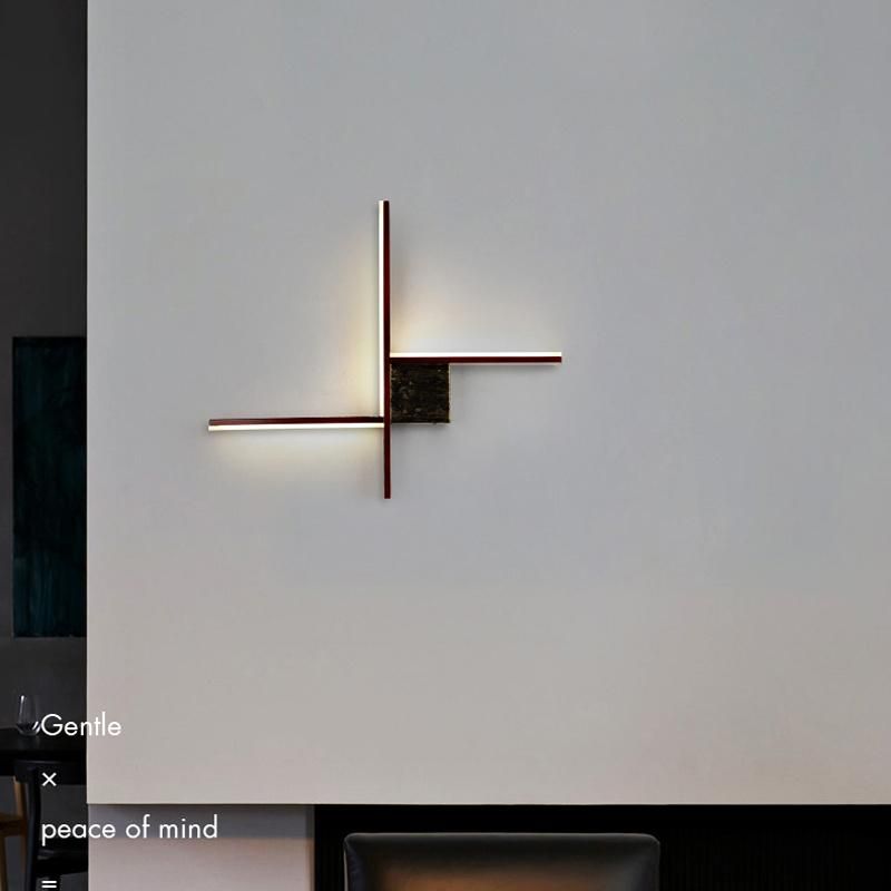 Simple Bedhead Wall Lamp Creative Personality Living Room Bedroom Corridor Dining Room Wall Light
