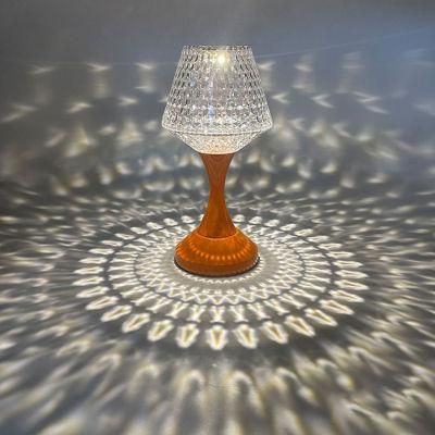 Restaurant Club Hotel Villa Apartment Storage LED Goblets Atmosphere Crystal Table Lamp