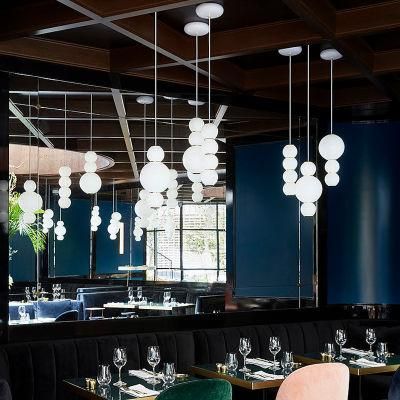 Nordic Style Gourd Shape Decorative Show Room Dining Room Modern Luxury Custom Chandelier Light