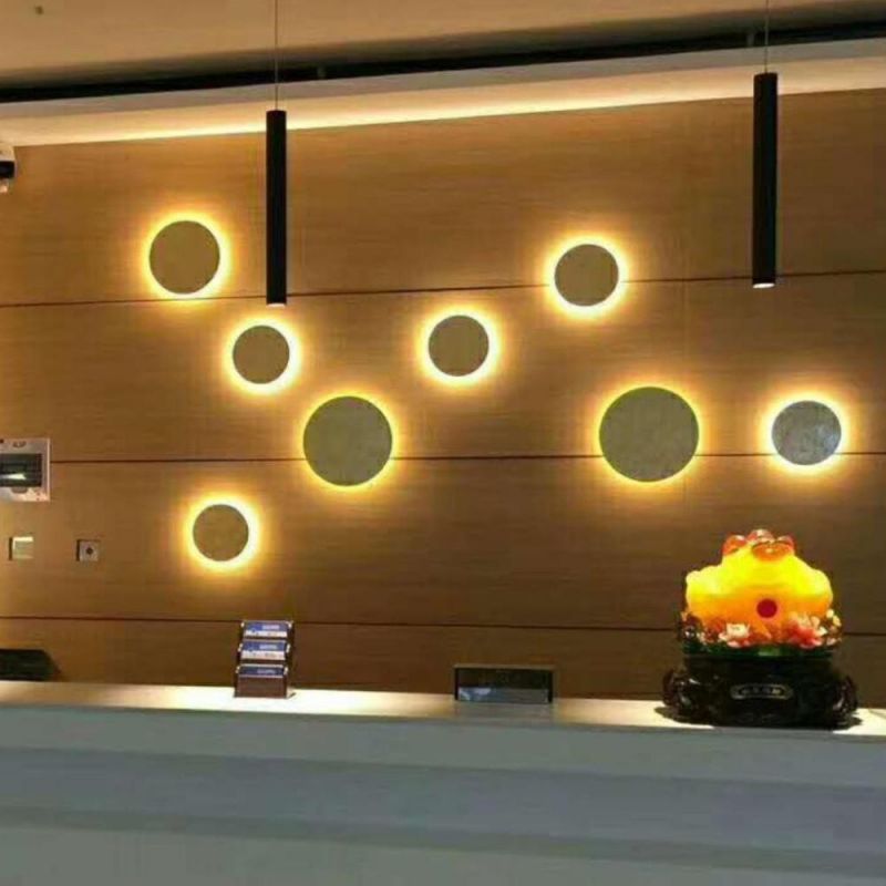 Modern Indoor Stylish Side Gate Decorative Brass Wall Light Fixture