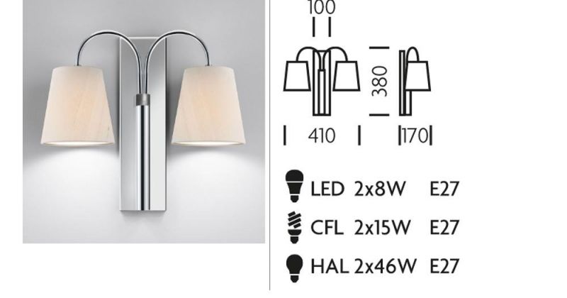 Modern Design Bedroom Bedside Wall Lamp