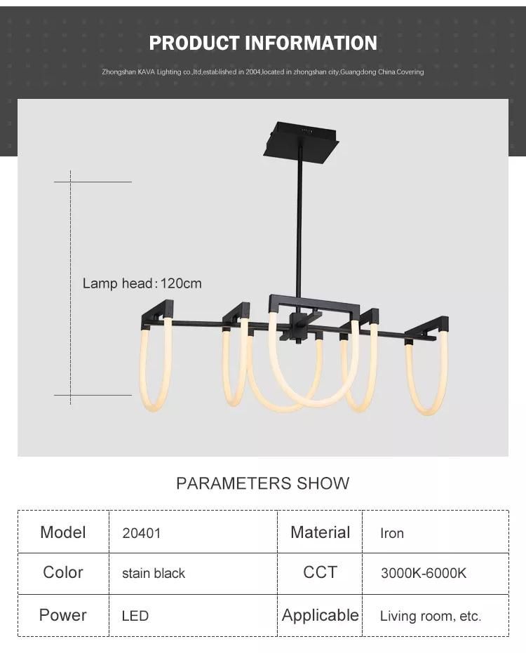 Nordic DIY Modern Simple Unique Hanging Edinbrugh LED Chandelier