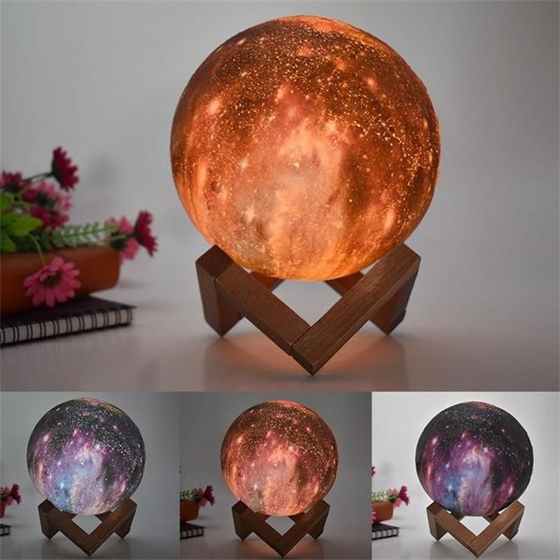 Moon Lamp Children Gift Creative Lamp Starry Night LED3d Light