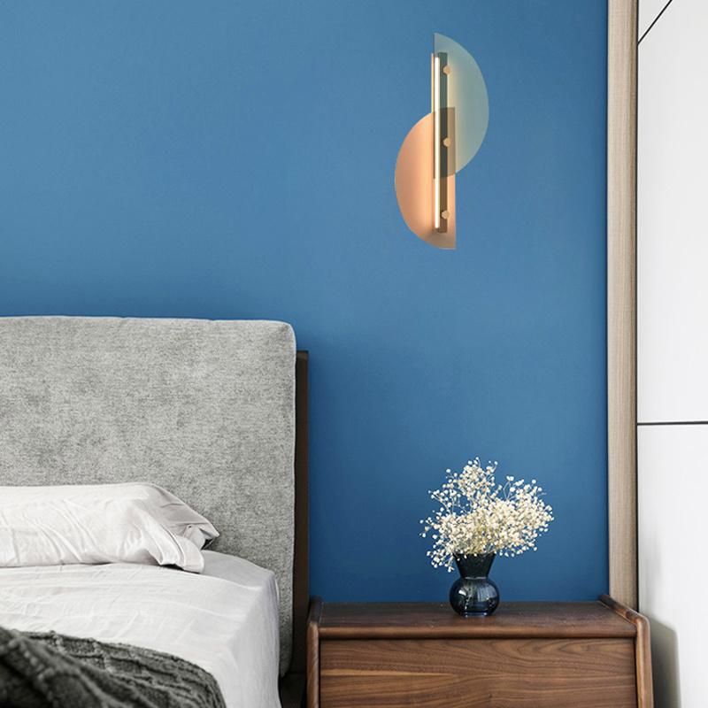 Creative LED Corridor Wall Lamp Bedroom Bed Rotate The Hotel Room Lighting
