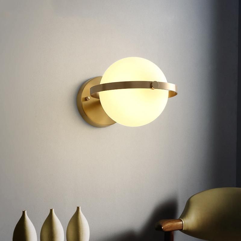 Modern Wall Lamp Noric All Copper Wall Lamps for Living Room Bedroom LED Wall Sconce (WH-OR-217)