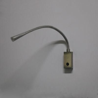 Metal Base and Flexible Tube Wall Lamp