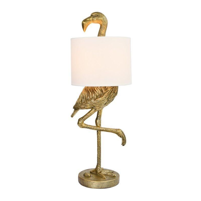 Nordic Flamingo Table Lamp Designer Villa Large Living Room Bedroom Animal Retro American Master Bedroom Decorative Bedside Lamp Table Lamp