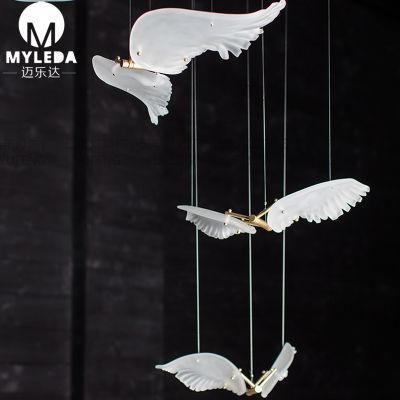 Large Dining Room Little Bird Fly Butterfly LED Chandelier Lighting