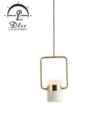 Modern Fanny LED Suspection Hanging Lamp Copper Pendant Lamp